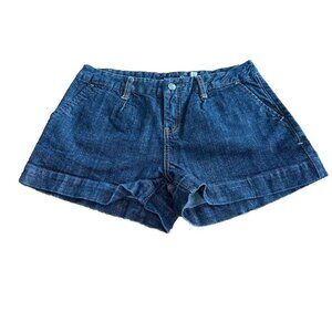 American Rag Curvy Jean shorts Denim Blue Low Rise Summer Casual Size 28